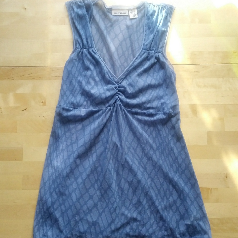 DKNY Jeans sheer tank top